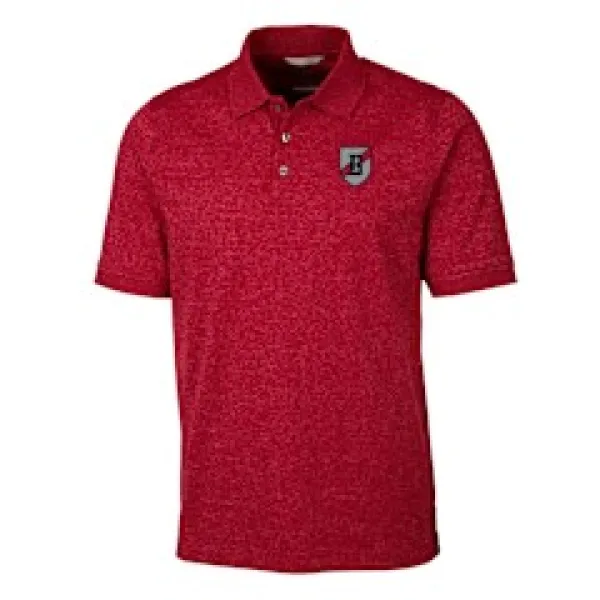 Boyce College Advantage Tri-Blend Polo, Dark Cardinal Red