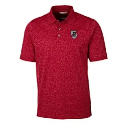 Boyce College Advantage Tri-Blend Polo, Dark Cardinal Red