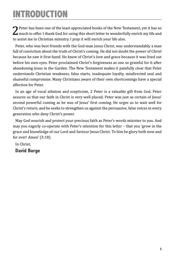 2 Peter: Faith in a Sceptical World