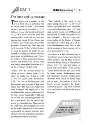 Deuteronomy: At Journey’s End