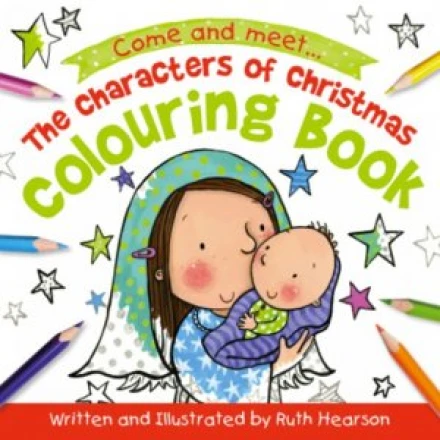 The Characters of Christmas Coloring Book