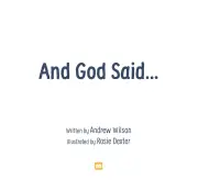 And God said...
