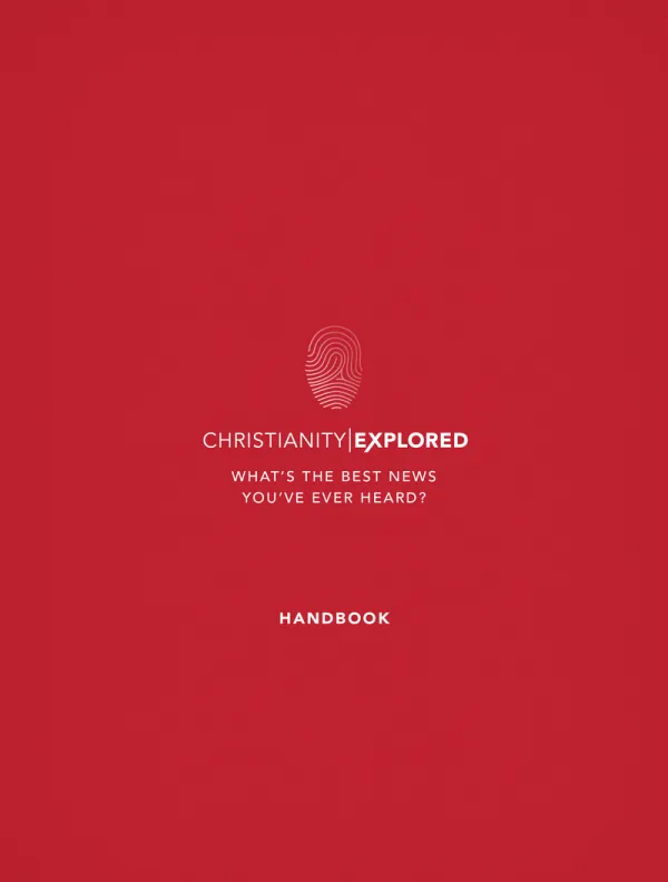 Christianity Explored Participant's Handbook
