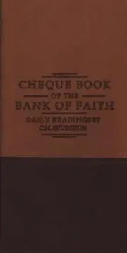 Cheque Book of the Bank of Faith - Tan / Burgundy