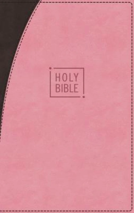 NIV Premium Gift Bible Leathersoft Pink/Brown