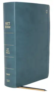 NET Bible, Full-notes Edition, Leathersoft, Teal, Comfort Print