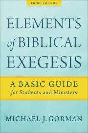 Elements of Biblical Exegesis