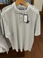 Boyce Shield Eco Polo - Gray Stripe