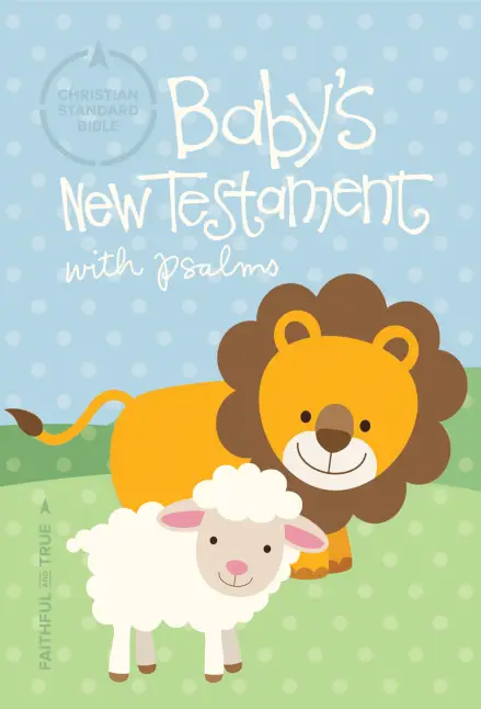 CSB Baby's New Testament with Psalms, Blue LeatherTouch