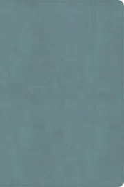 CSB Giant Print Single-Column Bible, Earthen Teal SuedeSoft LeatherTouch