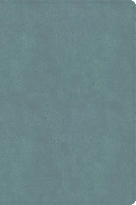 CSB Giant Print Single-Column Bible, Earthen Teal SuedeSoft LeatherTouch