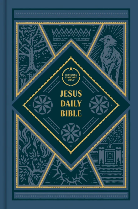 CSB Jesus Daily Bible, Hardcover