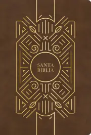 RVR 1960 Biblia de credos y confesiones, café, símil piel