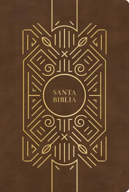 RVR 1960 Biblia de credos y confesiones, café, símil piel
