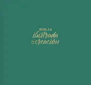 RVR 1960 Biblia ilustrada de la creación, turquesa, tela
